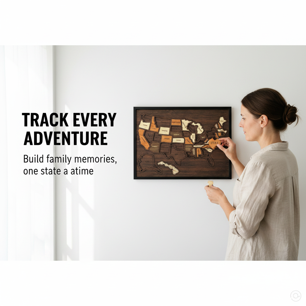 USA Travel Map Puzzle