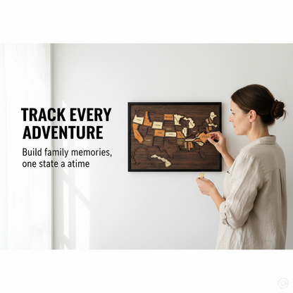 USA Travel Map Puzzle