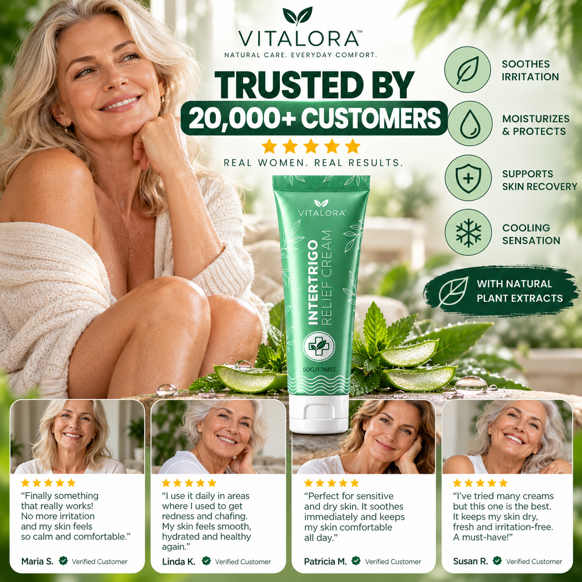 VITALORA™ Intertrigo Relief Cream