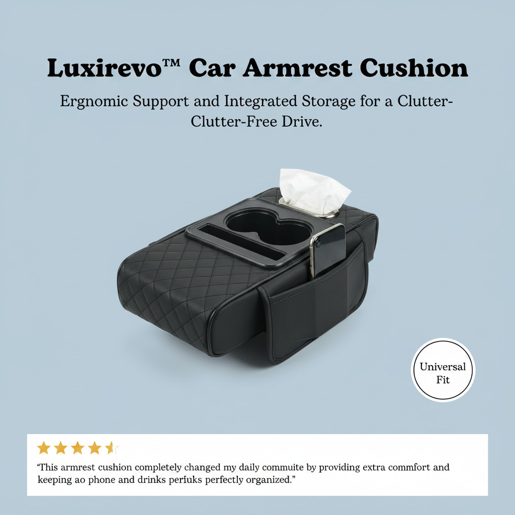 Luxirevo™Car Armrest Cushion