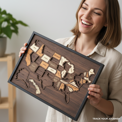 USA Travel Map Puzzle